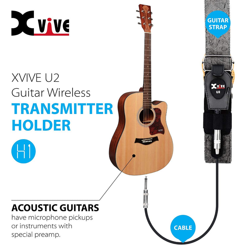  [AUSTRALIA] - Xvive U2 Guitar Wireless Transmitter Holder (case)