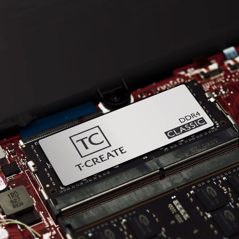 [AUSTRALIA] - TEAMGROUP T-Create Classic DDR4 SODIMM 16GB Kit (2 x 8GB) 3200MHz(PC4- 25600) 260 Pin CL22 Laptop Memory Module Ram - TTCCD416G3200HC22DC-S01 16GB (8GBx2) DDR4- 3200MHz CL22-22-22-52 Silver-SODIMM