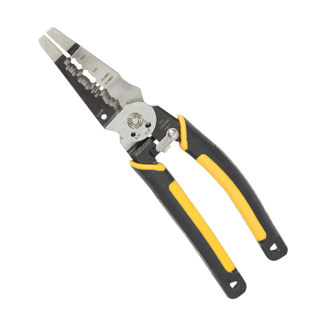  [AUSTRALIA] - Southwire - 65028240 Tools & Equipment SNM1214HD Heavy Duty Forged Romex Stripper, Multifunctional, Ideal For Stripping 12/2 and 14/2 Romex
