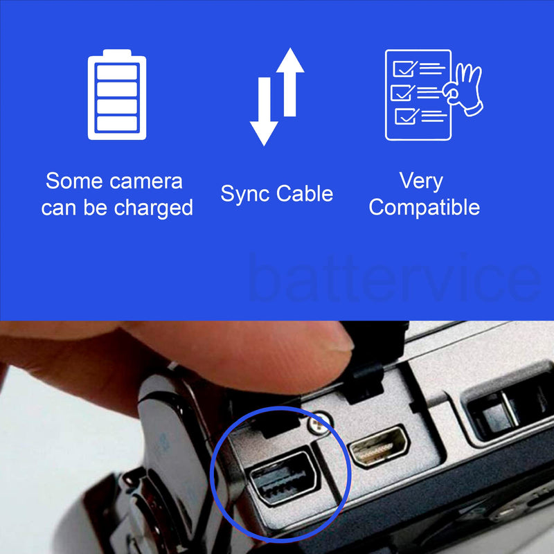  [AUSTRALIA] - [GENERIC] CB-USB5 CB-USB6 USB Cable Cord for Olympus Camedia C-170, C-180, C-480, C-500, C-5500 Sport Zoom, C-7000 Zoom, D-425, D-435, D-545, D-630 Zoom, Evolt E-30, E-330, E-400, E-410, E-420, E-450, E-500, E-510, E-520, E-620, Pen E-P1, E-P2, E-P3, E...