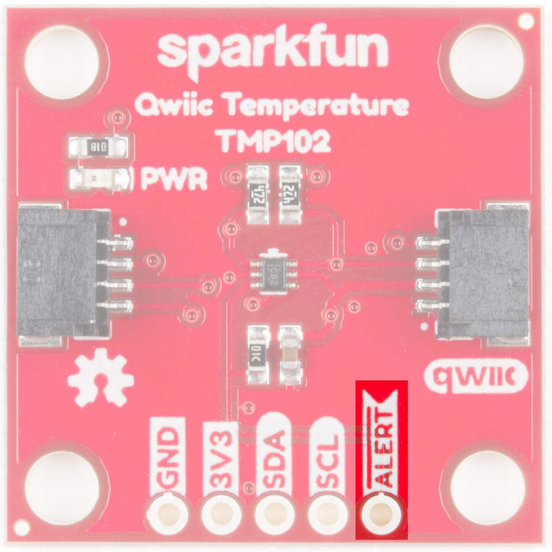  [AUSTRALIA] - SparkFun Digital Temperature Sensor - TMP102 (Qwiic)-Compatible with Arduino and other Single-board computers Easy-to-Use I2C sensor Plug-and-Play breakout board Runs from 1.4-3.6V input Use with 3.3V