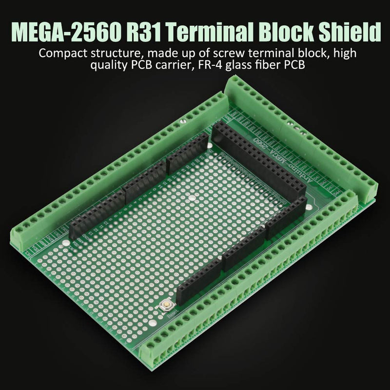 Prototype Screw Terminal Block Shield Board Kit MEGA-2560 R31 - LeoForward Australia