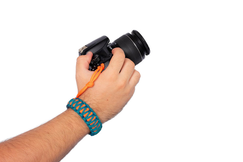  [AUSTRALIA] - Camera Wrist Strap - Secure camera strap for you camera DSLR and Mirrorless Cameras-Camera Strap for Phortographers Orange-caribbean