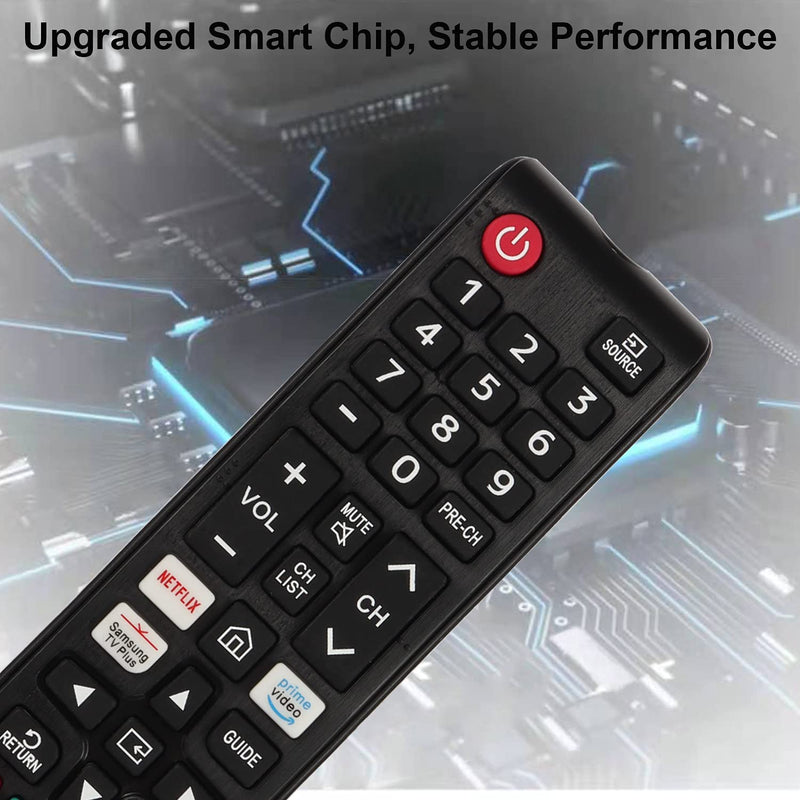  [AUSTRALIA] - BN59-01315J New Replaced Remote Control for Samsung Smart TV UN50TU7000F UN55TU7000F UN58TU7000F UN58TU700DF UN65TU7000F UN43TU7000F UN65TU700DF with Netflix PrimeVideo Keys (with Batteries)