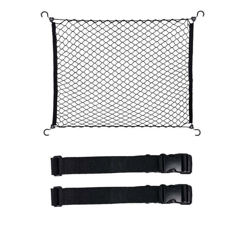  [AUSTRALIA] - Mamiko Cargo Net and Wagon Straps for Collapsible Folding Outdoor Utility Wagon, Garden Cart, Folding Trolley Cart, Beach Cart (Combo Package)