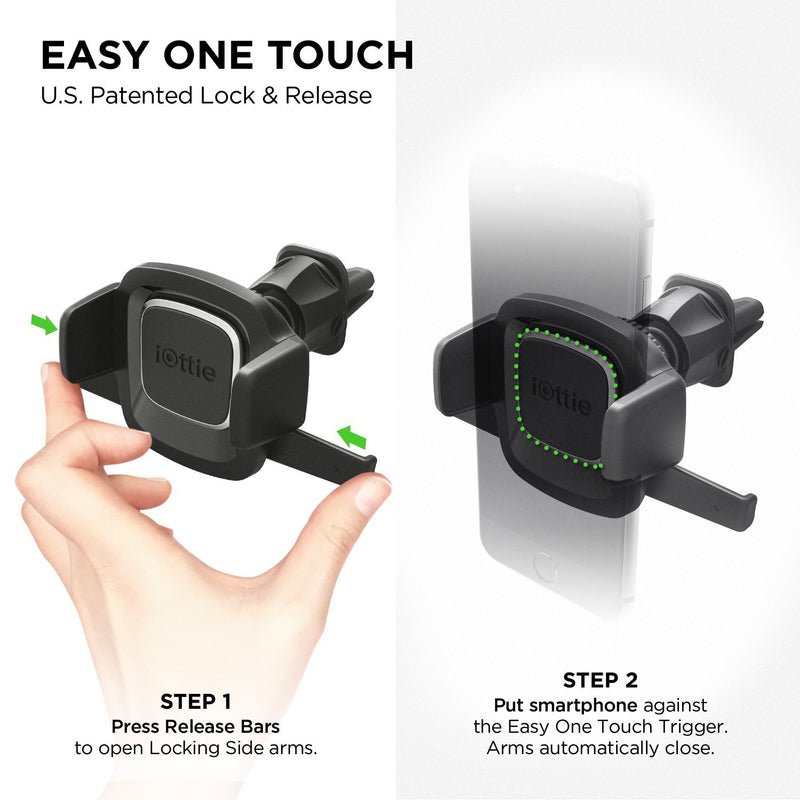  [AUSTRALIA] - iOttie Easy One Touch 4 Air Vent Universal Car Mount Phone Holder, For iPhone, Samsung, Moto, Huawei, Nokia, LG, Smartphones