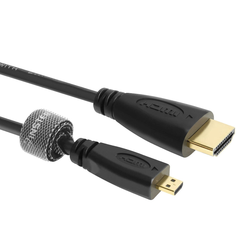 Mizar Micro HDMI to HDMI Male Cable -6ft for Cisco Flip Video UltraHD 3rd Generation - LeoForward Australia