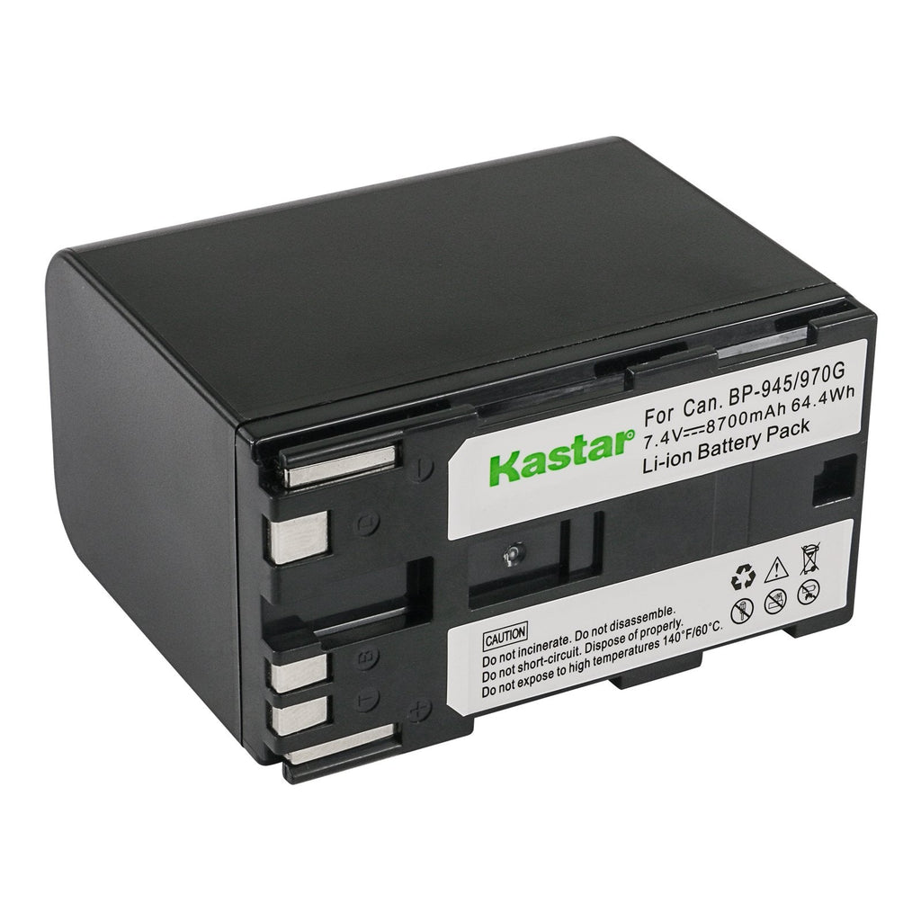  [AUSTRALIA] - Kastar Battery (1-Pack) for Canon BP-945, BP-950, BP-970, Canon C2, FV1, FV500, Optura, Ultura, Vistura, DM-XL2, DM-MV20, E65AS, ES-8600 Hi8, G2000, GL2, MV200i, UC-V300, V75Hi, XH-G1, XL-H1, XM2, XV3