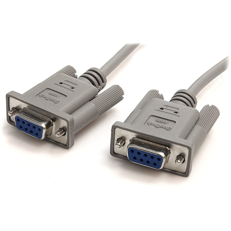  [AUSTRALIA] - StarTech.com 10' RS232 Serial Null Modem Cable - Null modem cable - DB-9 (F) to DB-9 (F) - 10 ft (SCNM9FF) Female to Female