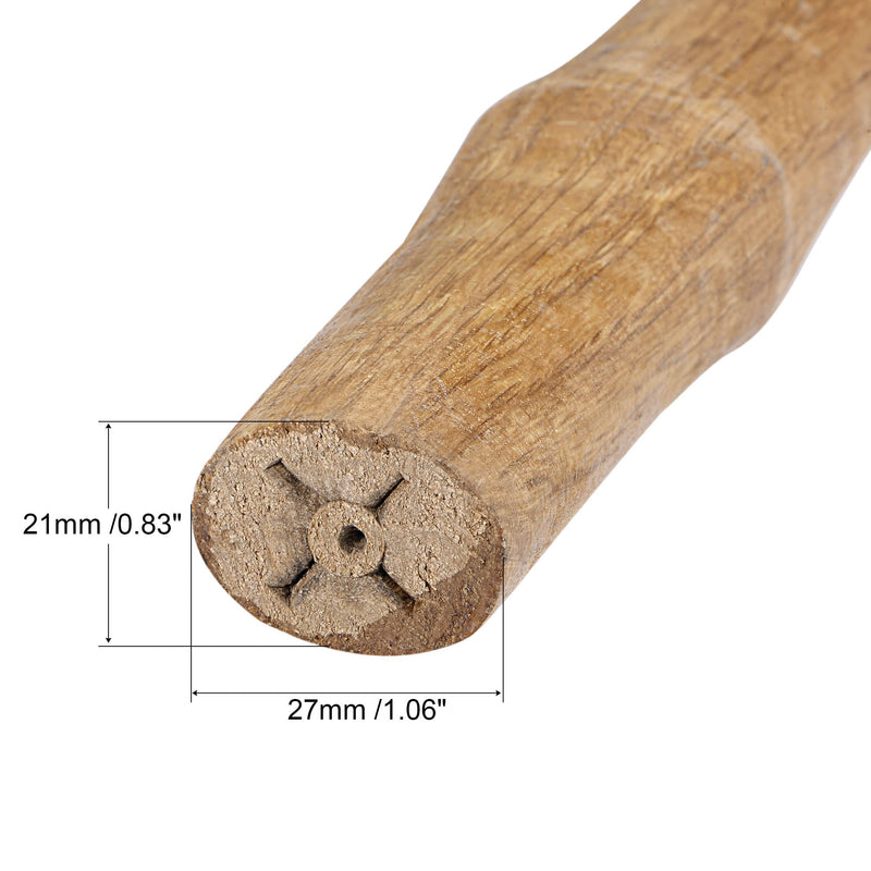  [AUSTRALIA] - uxcell Hammer Handle, 16" Length Wooden for Replacement or Update 16 inch