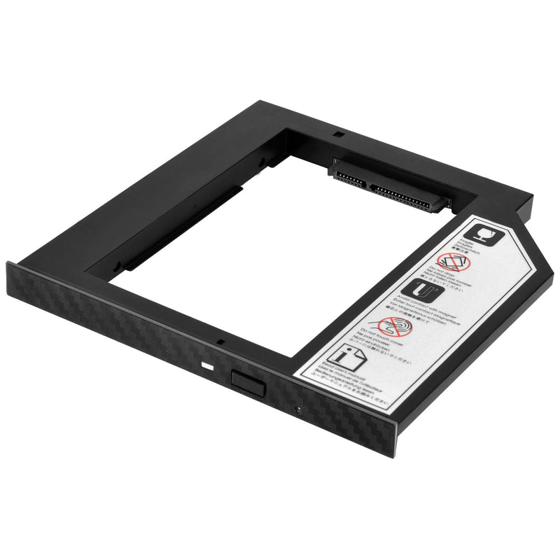  [AUSTRALIA] - SilverStone Technology 9.5mm Laptop Optical Disc Port ODD to 2.5" SATA SSD Adapter with included external housing TS14B