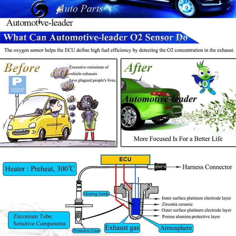  [AUSTRALIA] - Automotive-leader 234-9050 Air Fuel Ratio Sensor Upstream Oxygen O2 Sensor for 2007 Lexus ES350 Toyota Camry 3.5L, 2005-2007 Toyota Avalon 3.5L, 2005-201 Toyota Tacoma 2.7L 89467-04010 89467-07020