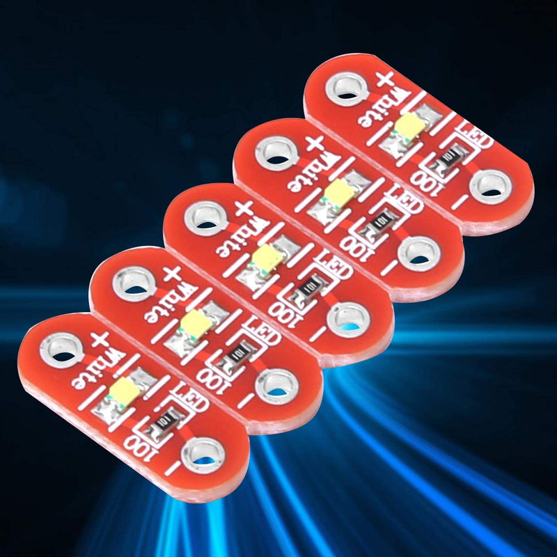  [AUSTRALIA] - White LilyPad LED Well-designed white LED surface mounted 50pcs LED module electronic components for 3~5V