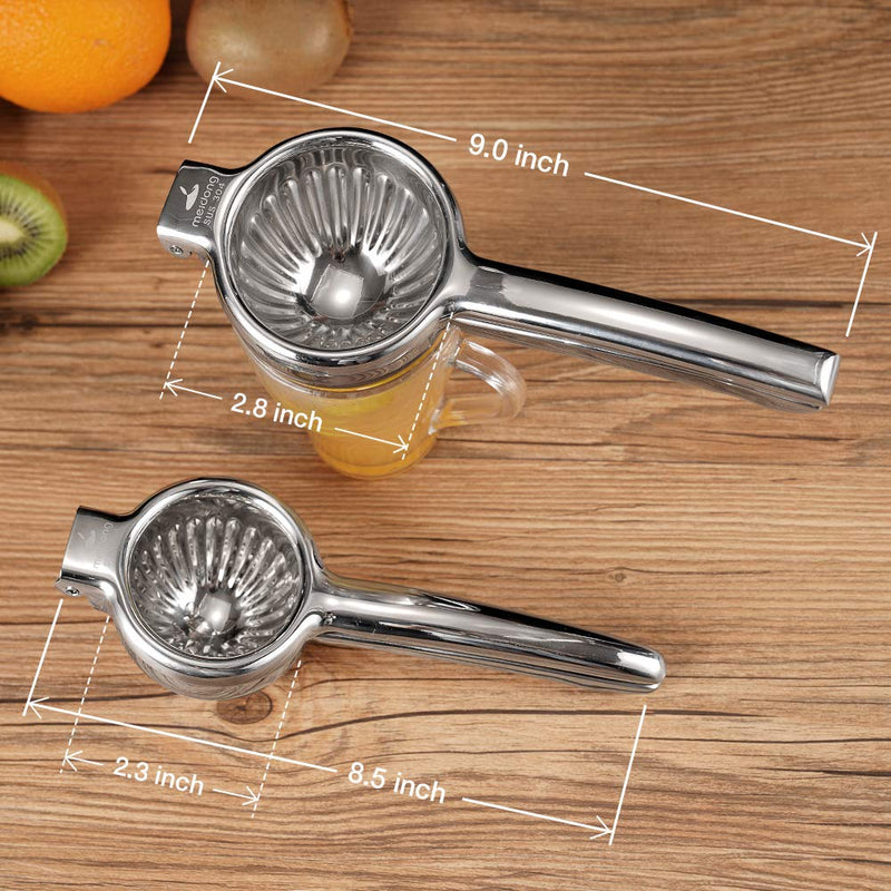  [AUSTRALIA] - Lemon Squeezer Super High Quality Stainless Steel 304 Hand Press Juicer Manual Citrus for Juicing Lemon ＆ Limes, Vegetables 2.8Inch Large