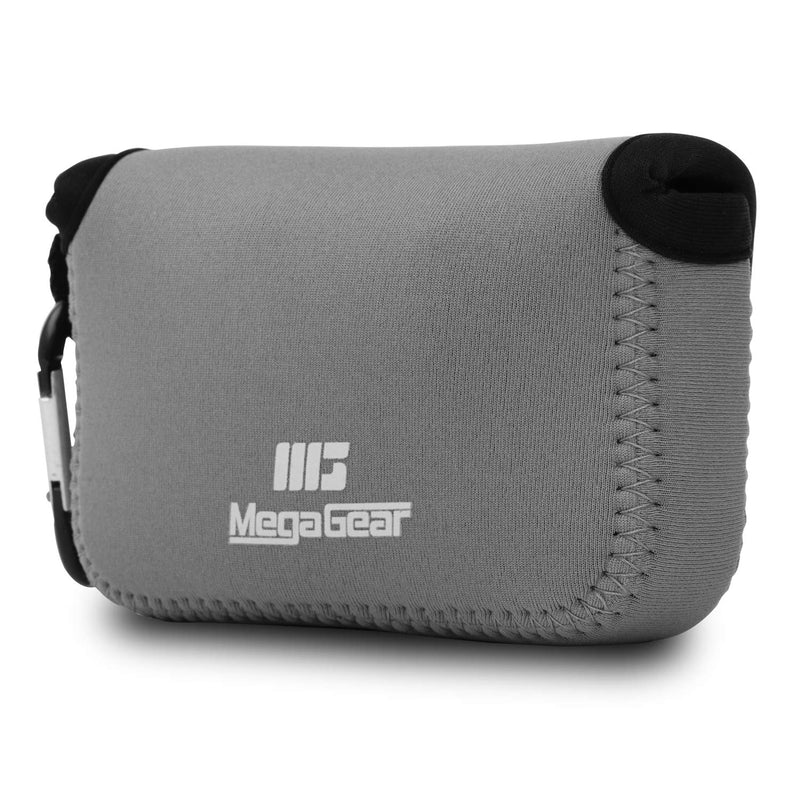  [AUSTRALIA] - Megagear Canon PowerShot SX620 HS Ultra Light Neoprene Camera Case, with Carabiner - Gray - MG815