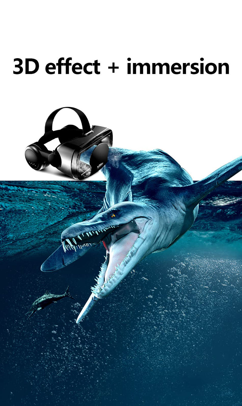  [AUSTRALIA] - 3D VR Glasses Gaming Video Virtual Reality Glasses for 7 inches Mobile Phone