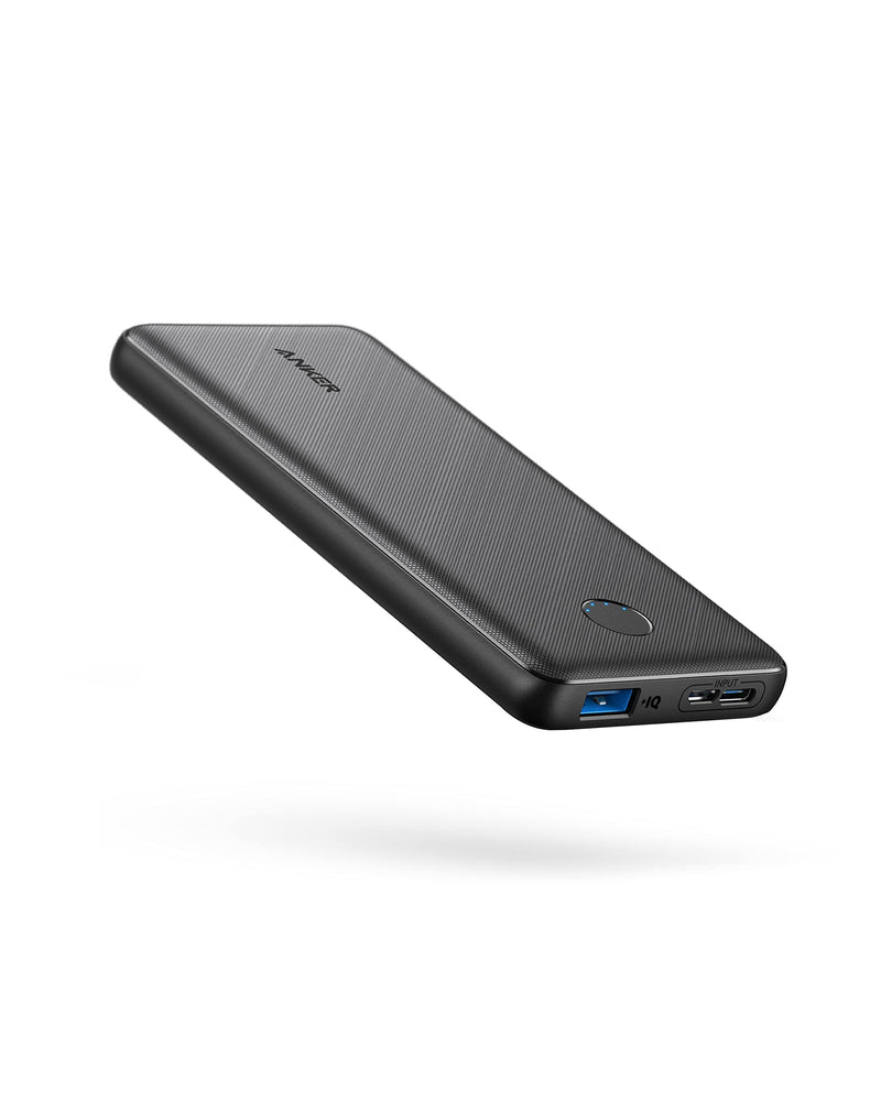  [AUSTRALIA] - Anker Portable Charger, 313 Power Bank (PowerCore Slim 10K) 10000mAh Battery Pack with USB-C (Input Only) and PowerIQ Charging Technology for iPhone, Samsung Galaxy, and More. Black