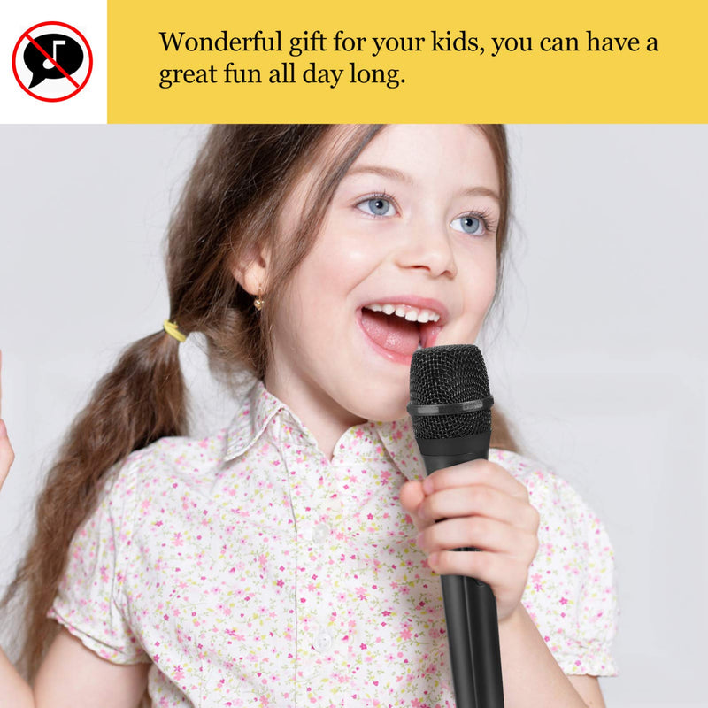  [AUSTRALIA] - NUOBESTY Microphone Pretend Play Microphone Toys Plastic Microphone for Birthday Party Favors Pretend Play Stage or Costume Prop