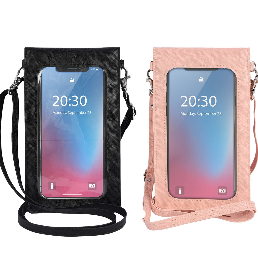  [AUSTRALIA] - Cell Phone Purse Crossbody for Women, Adjustable Touchscreen Phone Wallet Bag,Waterproof Small Messenger Shoulder Bag for Phone