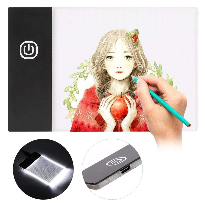  [AUSTRALIA] - Flip Book Kit Protable A6 Light Pad Ultra‑Thin Adjustable USB Power Artcraft LED Tracing Light Box Painting Tool for Animation Industry