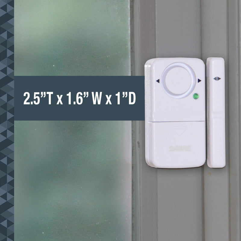  [AUSTRALIA] - SABRE Wireless Home Security Door Window Burglar Alarm with LOUD 120 dB Siren - DIY EASY to Install Single Pack
