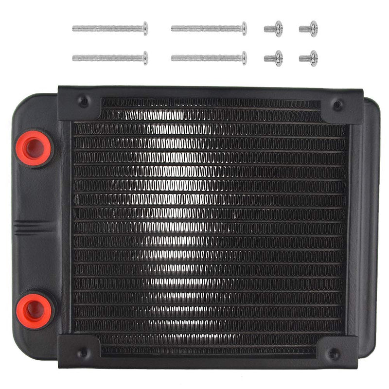  [AUSTRALIA] - BXQINLENX 18 Pipe Aluminum Heat Exchanger Radiator for PC CPU CO2 Laser Water Cool System Computer 120mm(B)