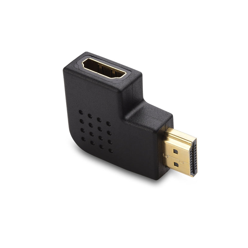  [AUSTRALIA] - Cable Matters Combo Pack Flat Right Angle HDMI Adapter (HDMI 90 Degree Adapter) with 4K and HDR Support