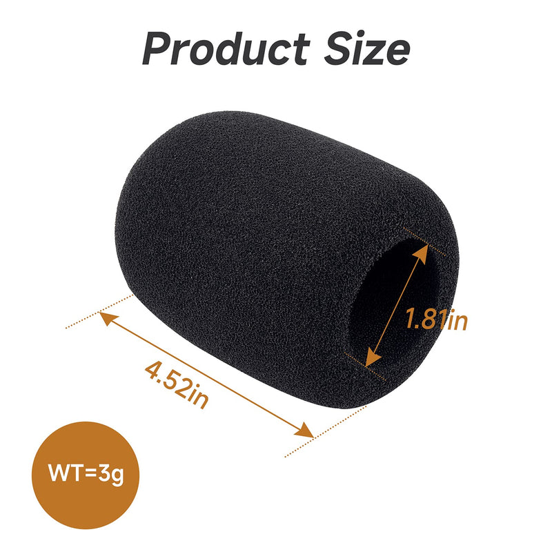  [AUSTRALIA] - WIBOND PodMic Pop Filter Foam Cover - Professional Mic Foam Covers Windscreen Compatible with Rode PodMic Improve Sound Quality Reduce Plosive Wind Noises