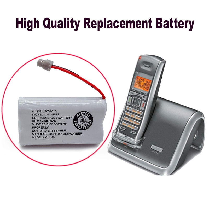 [AUSTRALIA] - GLEPOWEER BT1015 BT1007 Cordless Phone Battery Comptible for Uniden DCX150 DECT1500 D1484 BT-1007 BT-1015 BT-904 BBTY0460001 BBTY0510001 Telephones(4 Pack) 4 PACK BT1015