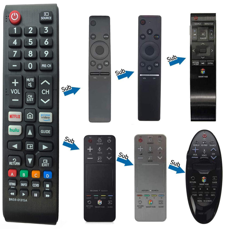  [AUSTRALIA] - Newest Universal Remote Control for All Samsung TV Remote Compatible All Samsung LCD LED HDTV 3D Smart TVs Models