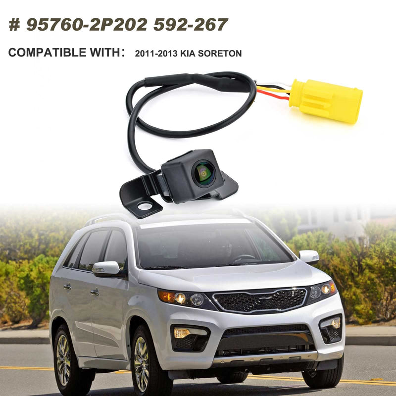  [AUSTRALIA] - Rear View Backup Camera Compatible with Kia Sorento 2011 2012 2013 Park Assist Camera Replaces# 95760-2P202 592-267 957602P000 957602P201