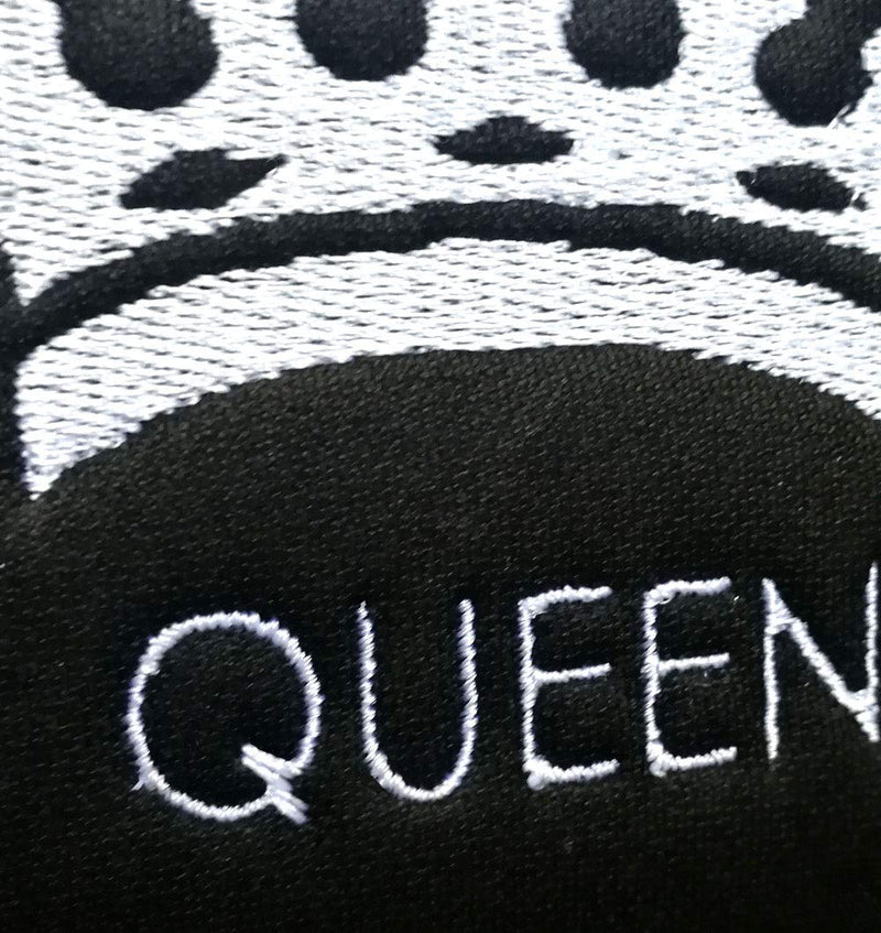  [AUSTRALIA] - Yupbizauto Fun Car Truck SUV Van Seat Headrest Cover Embroidery (Queen) Queen