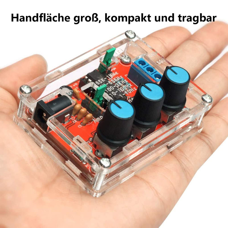  [AUSTRALIA] - XR2206 Signal Generator Function Generator Kit Sine/Triangle/Square Output 1Hz-1MHz Adjustable Frequency Amplitude DIY Finished Product