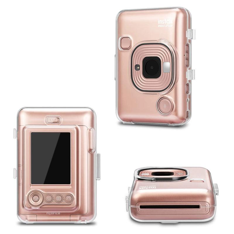  [AUSTRALIA] - Fintie Protective Clear Case for Fujifilm Instax Mini Liplay Hybrid Instant Film Camera- Crystal Hard Cover with Precise Cutout