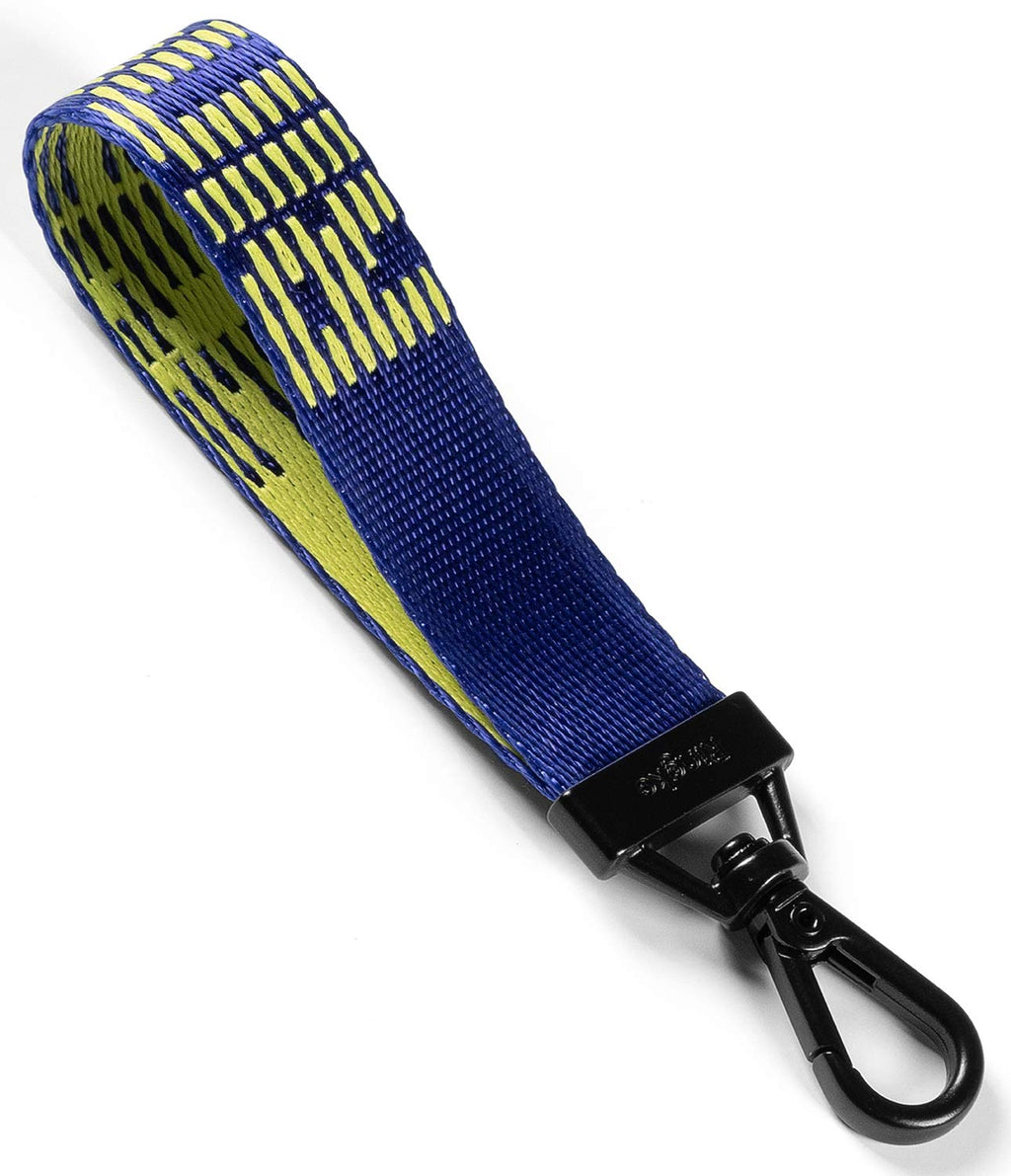 [AUSTRALIA] - Ringke Key Ring Strap Compatible with Earbuds, Keys, Cameras & ID QuikCatch Keyring Lanyard - Lettering Royal Blue