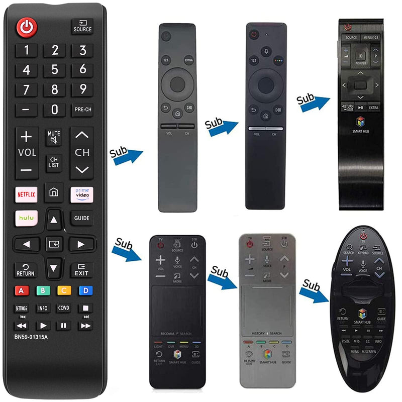  [AUSTRALIA] - Newest Universal Remote Control for All Samsung TV Remote Compatible All Samsung LCD LED HDTV 3D Smart TVs Models