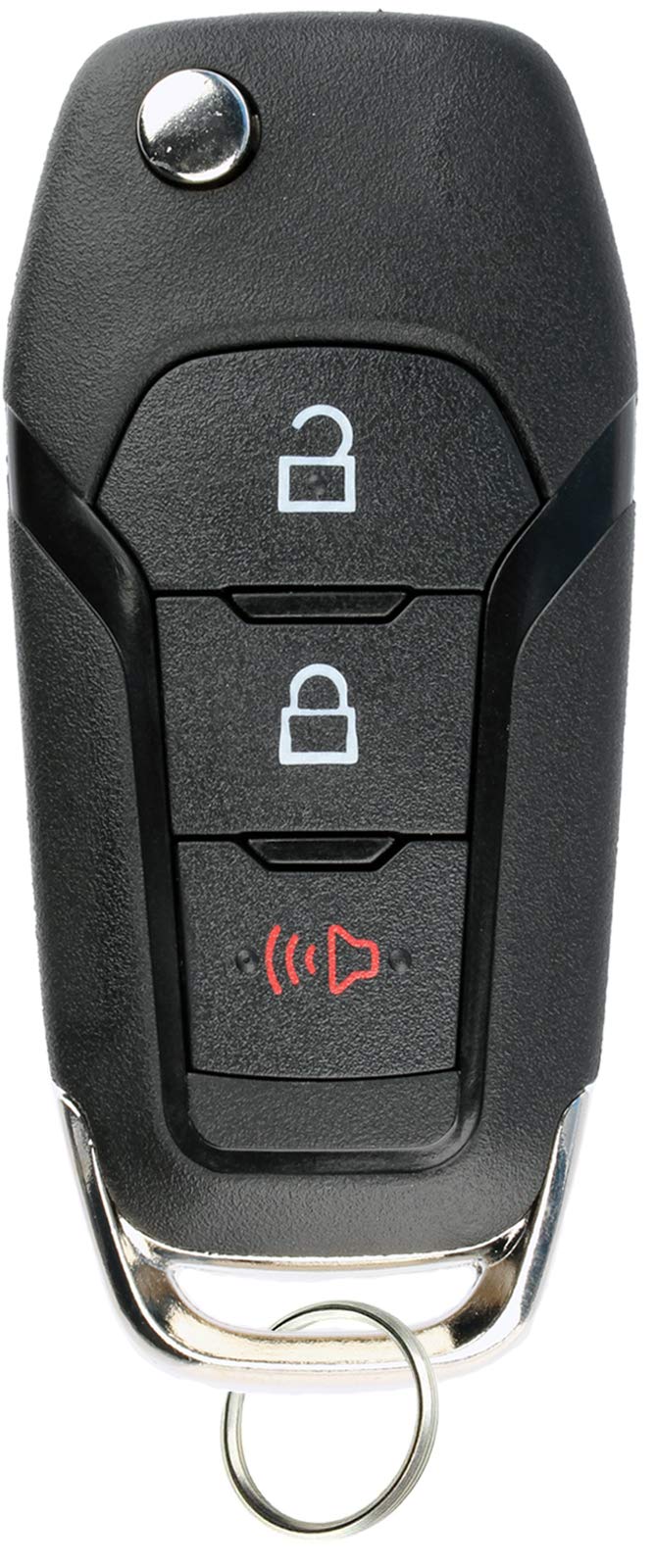  [AUSTRALIA] - KeylessOption Keyless Entry Car Remote Uncut Ignition Flip Key Fob for Ford F150 F250 N5F-A08TAA 1x