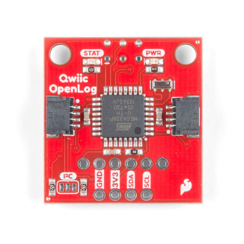  [AUSTRALIA] - SparkFun Qwiic OpenLog Open-source datalogging Board Works over I2C Supports microSD FAT16/32 cards up to 32GB Configurable baud rates up to 115200bps Preprogrammed ATmega328 with Optiboot bootloader