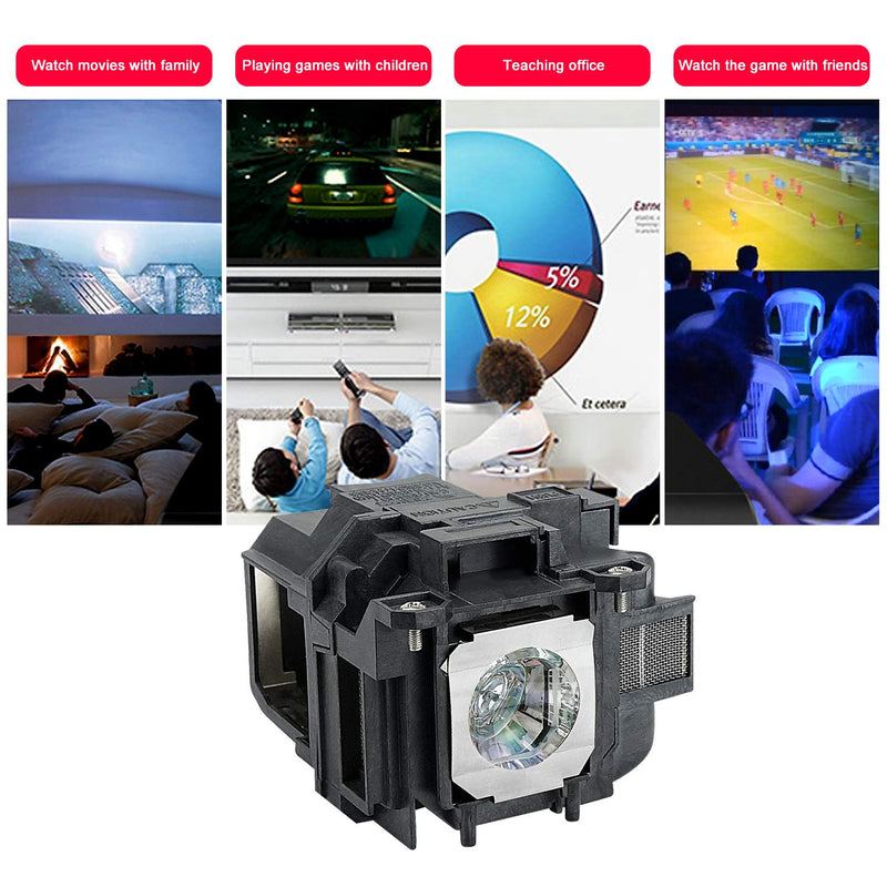  [AUSTRALIA] - for EPSON ELPLP78 / V13H010L78 EH-TW490 EB-X18,EB-X24, EH-TW5100, EH-TW5200 EH-TW570, powerlite 965 Projector Replacemet Lamp by Molgoc (Without Filter)