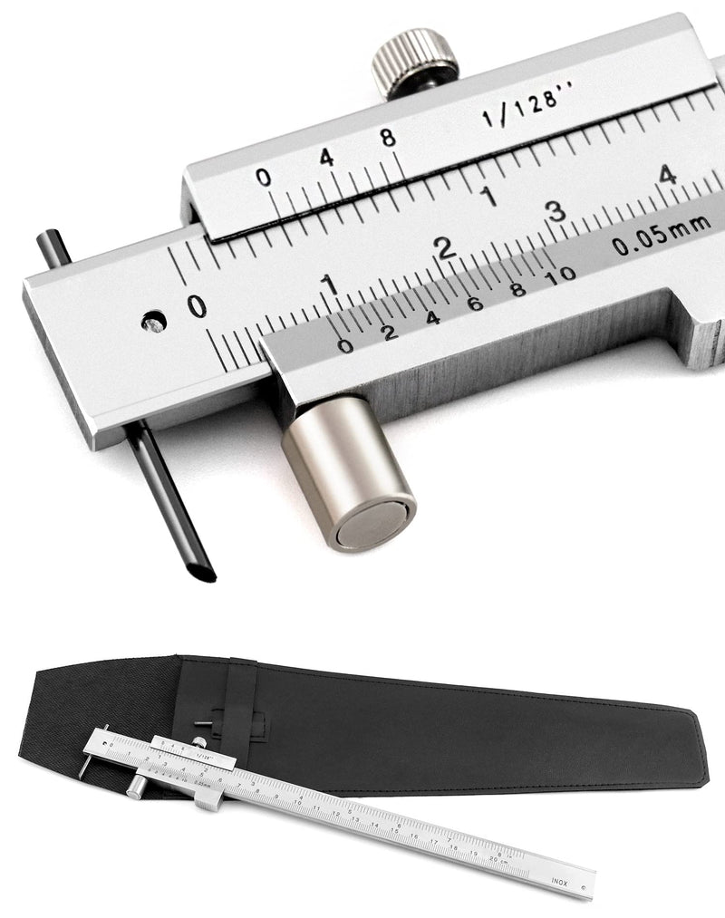  [AUSTRALIA] - QWORK Vernier Caliper 0-20cm Stainless Steel Marking Tools