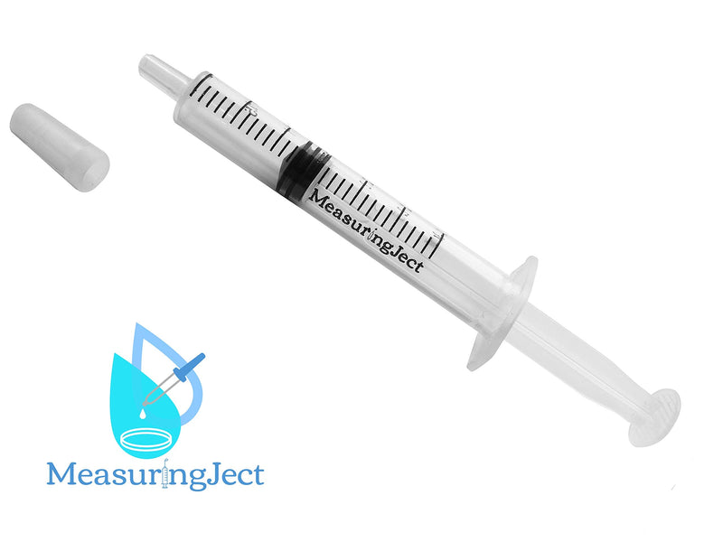  [AUSTRALIA] - 100 Pack Plastic Syringe for Measuring Scientific Measurement Syringes Multiple Uses Labs watering Feeding Printed Measuring Gauge (3ml) By MeasuringJect