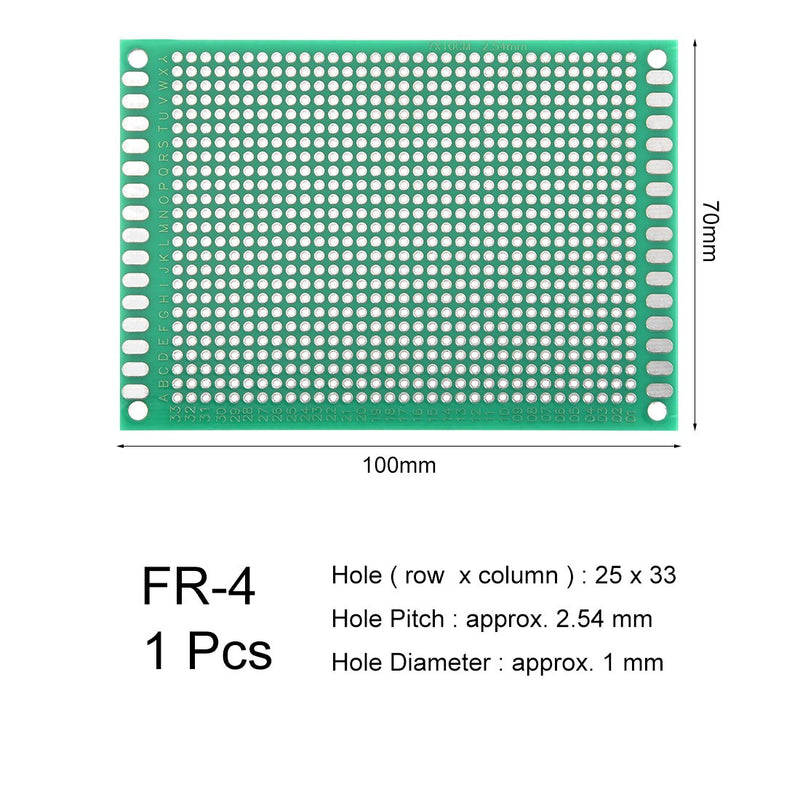  [AUSTRALIA] - uxcell 7x10cm Double Sided Universal Printed Circuit Board for DIY Soldering