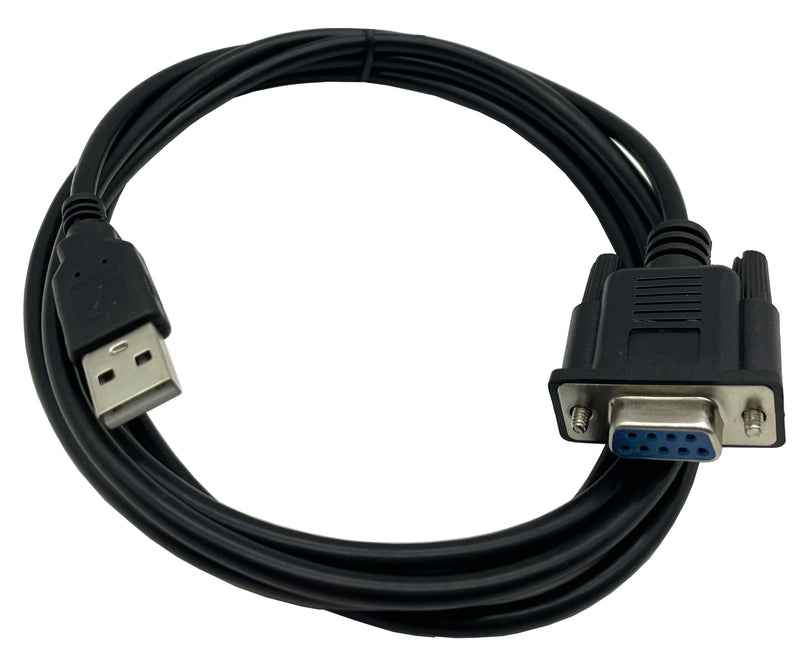  [AUSTRALIA] - Dafensoy USB to RS232 Serial Adapter, USB A Male to DB9 Pin Female Serial Converter Cable,Suitable for Connecting Computers and Various Serial Devices - Black 1.8M/6Feet