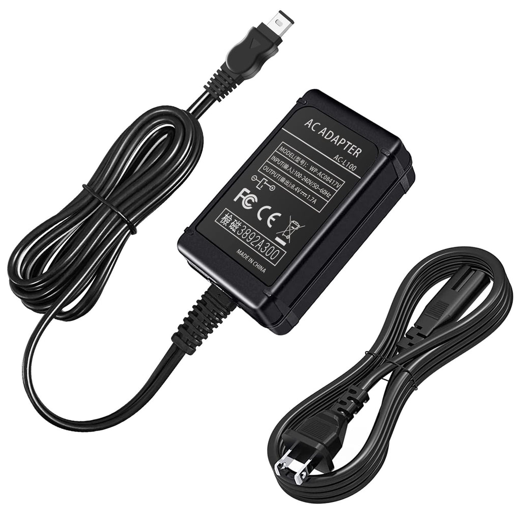  [AUSTRALIA] - TKDY AC-L100 for Sony Handycam Camcorder Charger, ACL100 Power Adapter Supply Cord for DCR TRV128 TRV103 TRV130 TRV150, CCD-TRV108 TRV308 Replace AC-L10A L10B L15A L15B L100A L100B L100C.
