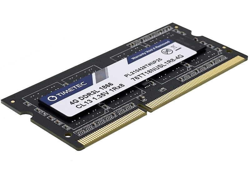  [AUSTRALIA] - Timetec 4GB Replacement for Synology D3NS1866L-4G Non-ECC Unbuffered SODIMM DDR3L 1866Mhz PC3L-14900 1.35V Memory RAM (Compatible for DS620slim, DS218+, DS718+, DS918+, DS418play)