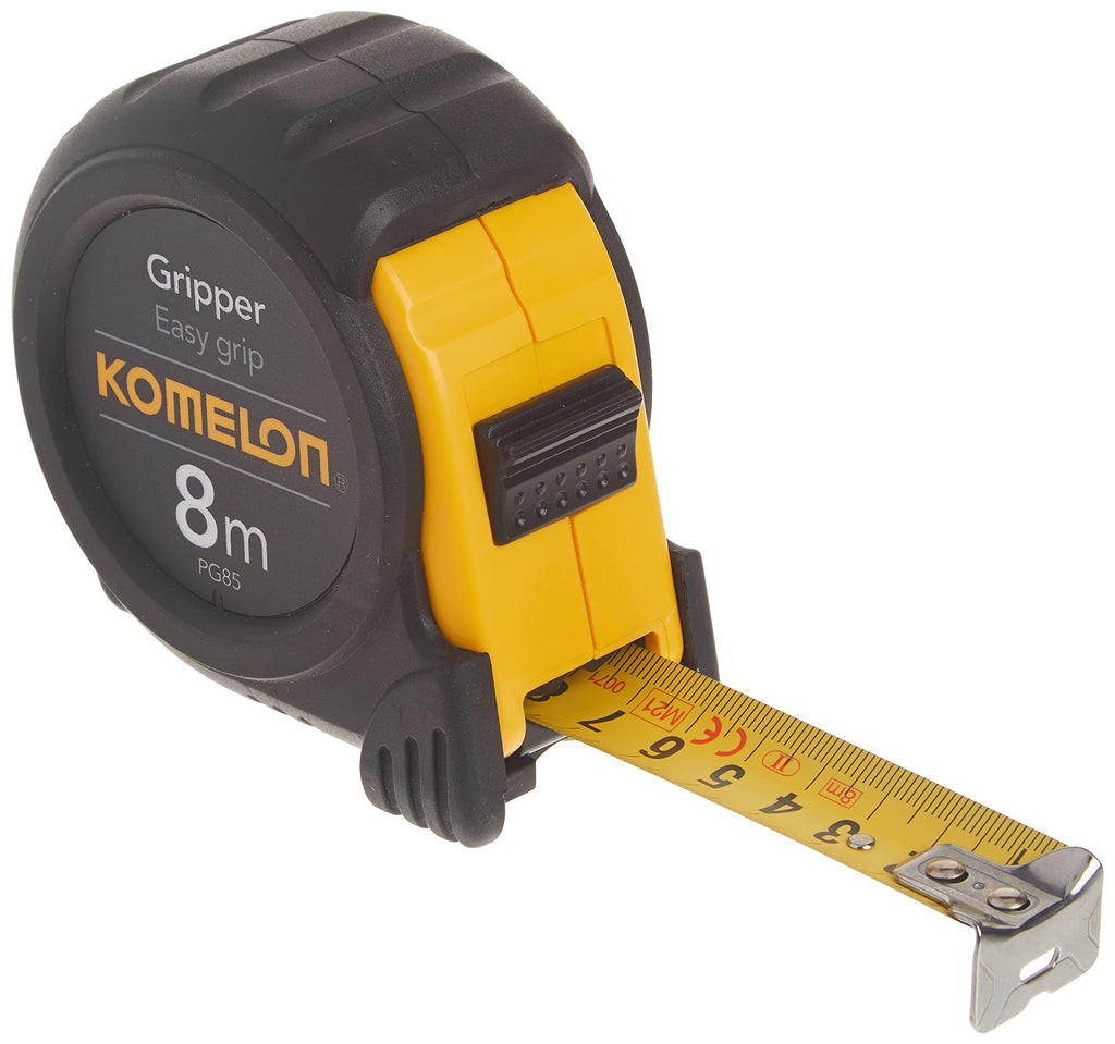  [AUSTRALIA] - Komelon PG85 8m by 25mm Metric Gripper Tape, Black