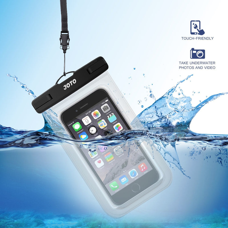  [AUSTRALIA] - JOTO Universal Waterproof Phone Pouch Bundle with 2 Pack Floating Wrist Strap