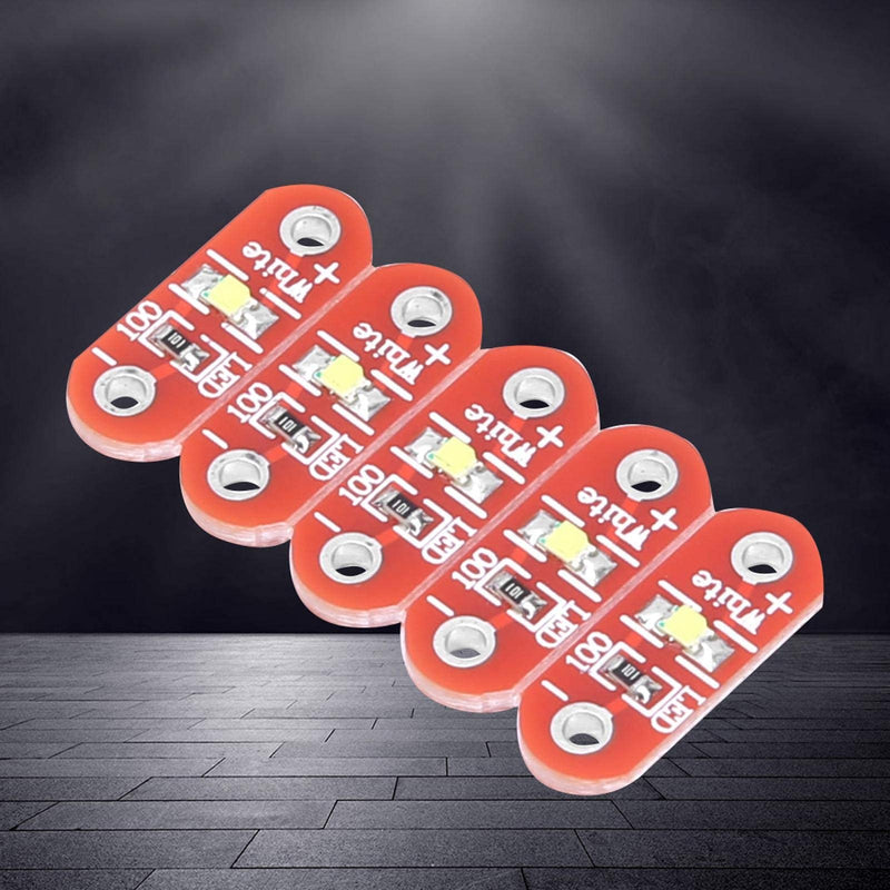  [AUSTRALIA] - White LilyPad LED Well-designed white LED surface mounted 50pcs LED module electronic components for 3~5V