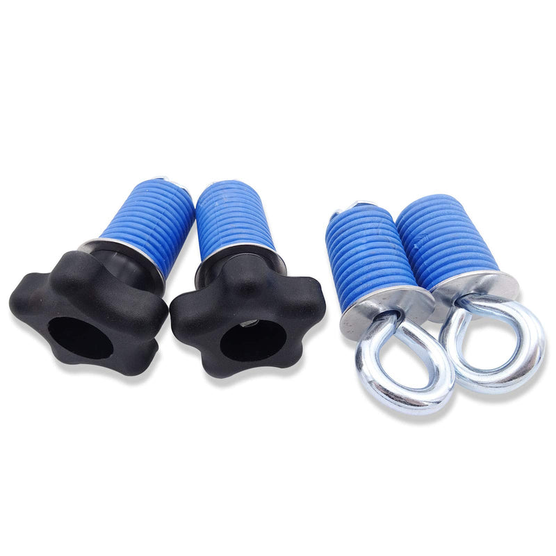  [AUSTRALIA] - DaSen 4x Ring Bolt and Grip Thread Head Quick Lock & Ride Tie Down Anchor Kit Compatible with Polaris UTV RZR ACE Sportsman 4x Ring Bolt and Grip Thread Head Tie Down