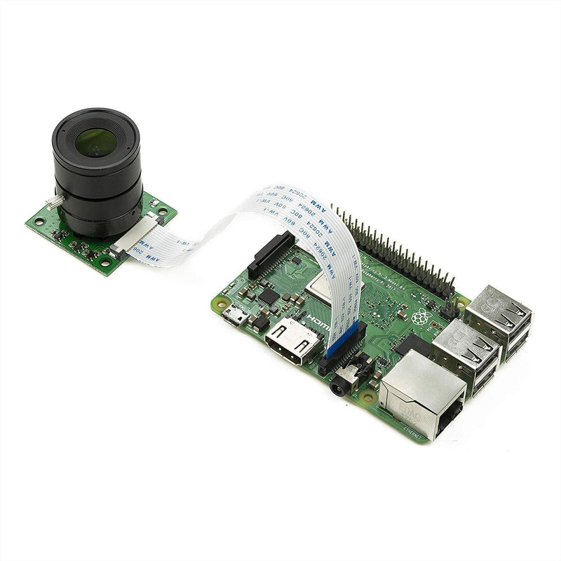  [AUSTRALIA] - Arducam for Raspberry Pi Camera, Interchangeable CS Mount Lens for Pi 4, 3, 3B+, 5MP OV5647 1080P CS Lens Camera for RPi